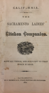 Old cookbook page